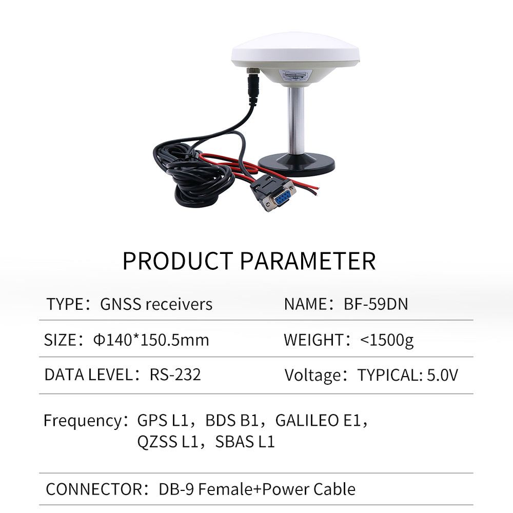 Beitian's new GPS mushroom head receiver GNSS Beidou various serial port built-in module antenna BF-29D Beitian's new GPS mushroom head receiver GNSS Beidou various serial port built-in module antenna BF-29D